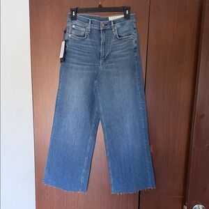 NWT! rag & bone  Wide-Leg Crop Jeans